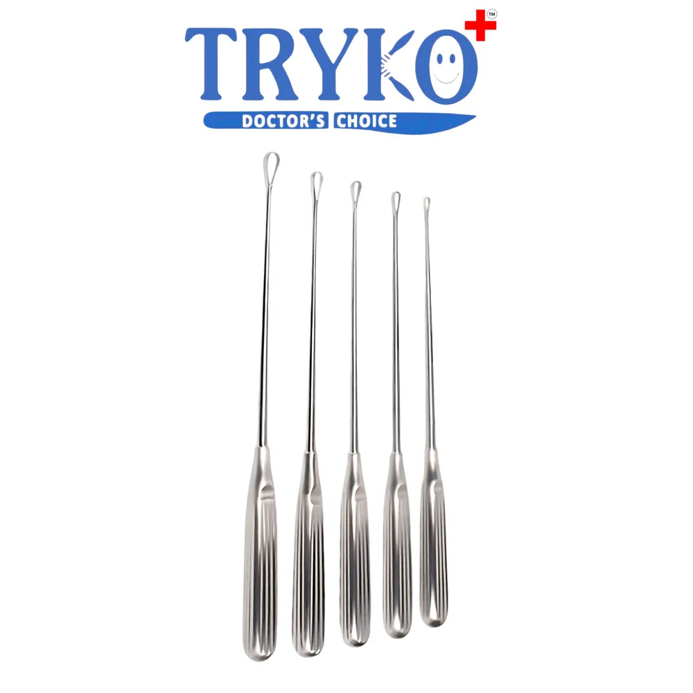 Uterine Curette Single Ended No. 0,00,1,2,3,4