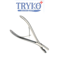 Bone Rongeur Single Action Straight, 5mm Tip, 7 Inch