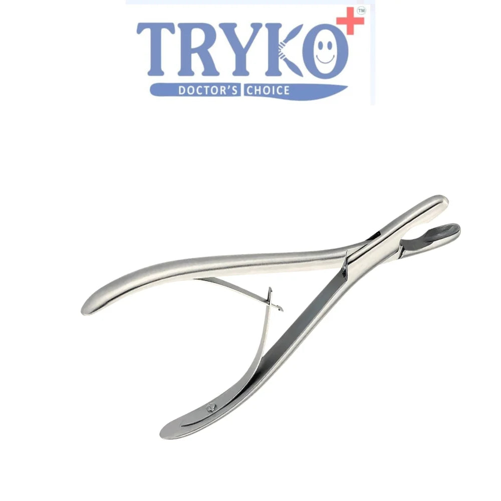 Bone Rongeur Single Action Straight, 5mm Tip, 7 Inch