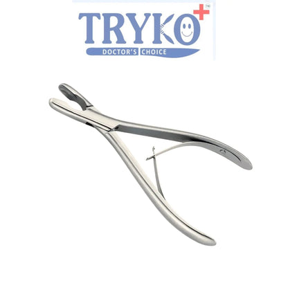 Bone Rongeur Single Action Straight, 5mm Tip, 7 Inch