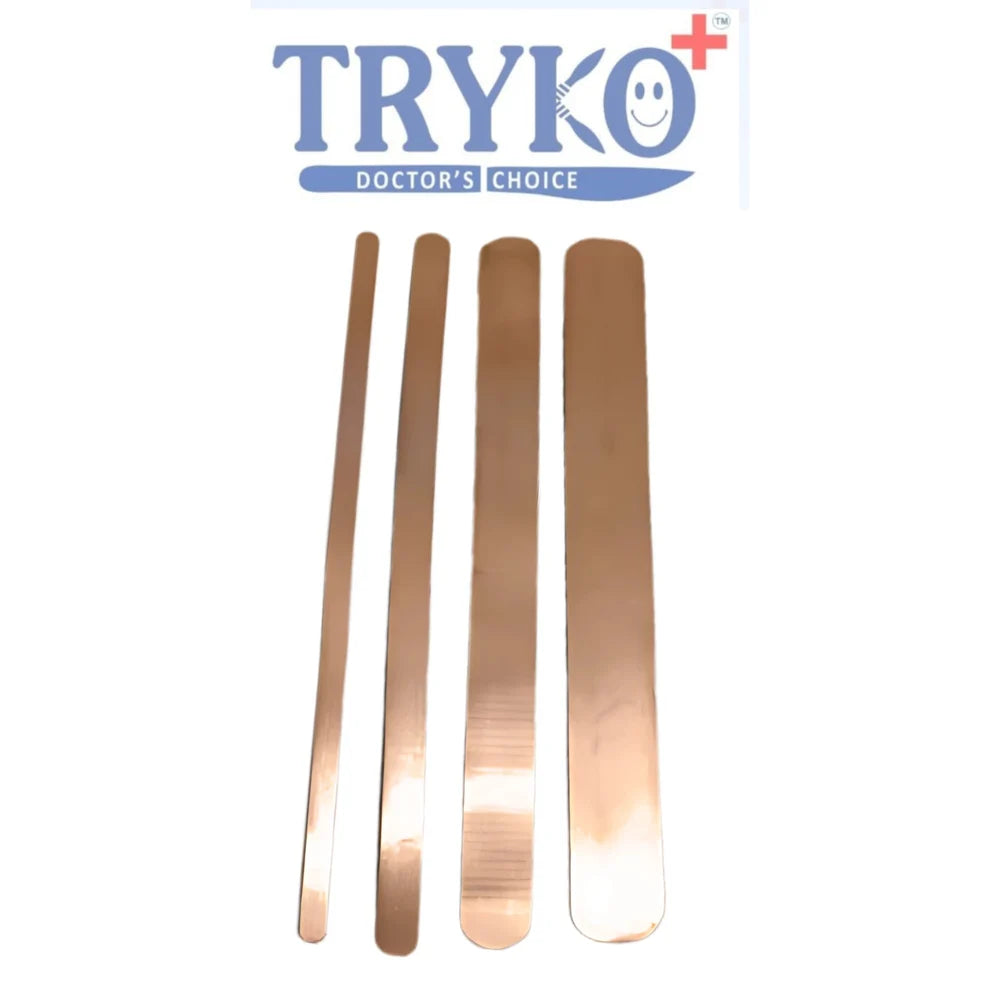 Copper Retractor 6 Inch, 7 Inch, 8 Inch, 9 Inch, 10Inch, 11 Inch, 12 Inch (Brain Spatula)