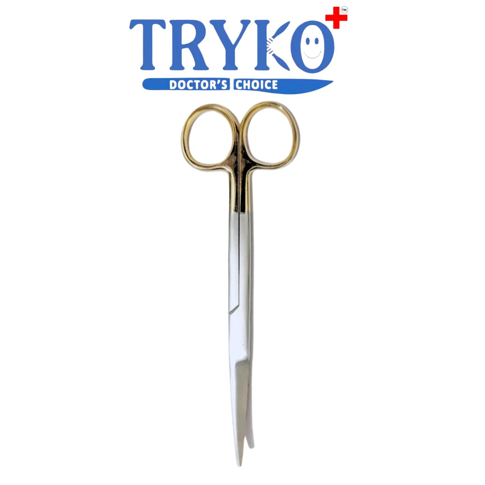 Mayo Scissor T.C. Straight 5", 6", 7", 8", 9",& 10 Inch Brand TRYKO+