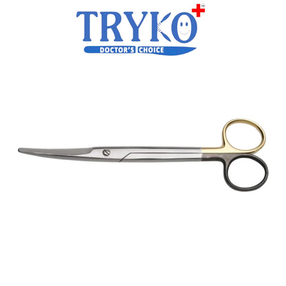 Mayo Scissor Supercut with T.C. Curved 5", 6", 7", 8", 9",& 10 Inch  Inch Brand TRYKO+
