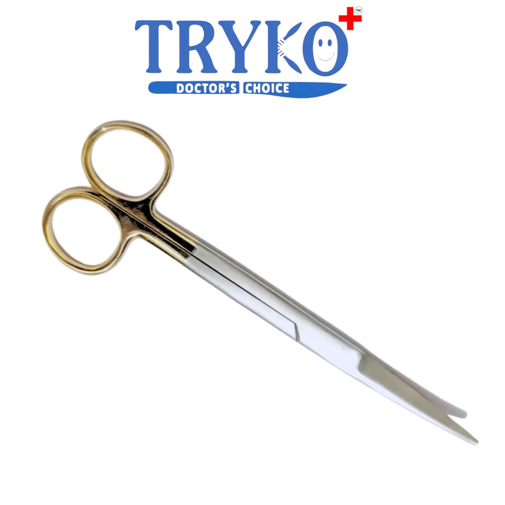 Mayo Scissor T.C. Straight 5", 6", 7", 8", 9",& 10 Inch Brand TRYKO+