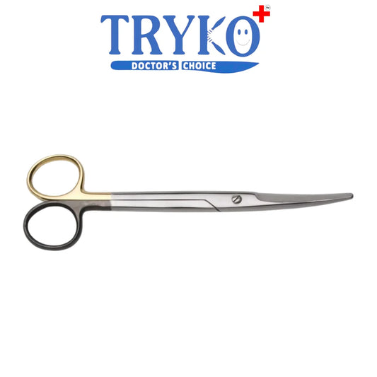 Mayo Scissor Supercut with T.C. Curved 5", 6", 7", 8", 9",& 10 Inch  Inch Brand TRYKO+
