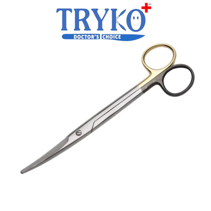 Mayo Scissor Supercut with T.C. Curved 5", 6", 7", 8", 9",& 10 Inch  Inch Brand TRYKO+