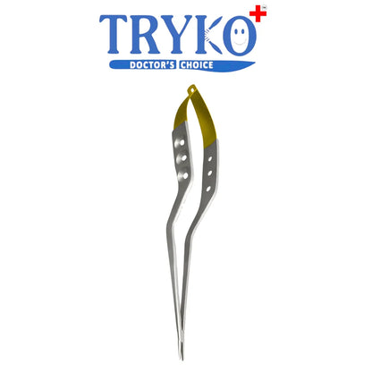 Yasargil Needle Holder T.C Curved 9 Inch Brand TRYKO+