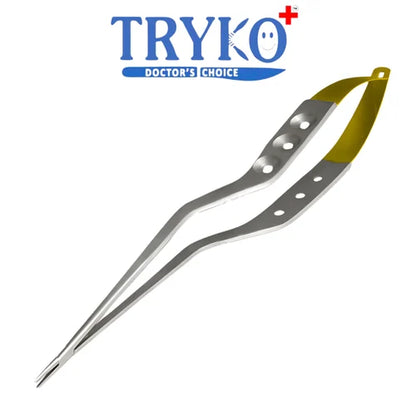 Yasargil Needle Holder T.C Curved 9 Inch Brand TRYKO+