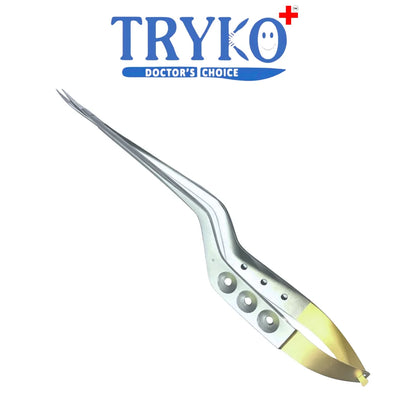 Yasargil Scissors T.C Curved 9 Inch Brand TRYK+