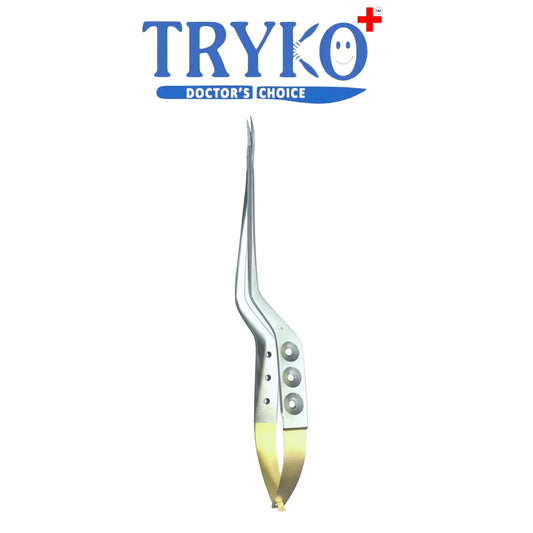 Yasargil Scissors T.C Curved 9 Inch Brand TRYK+